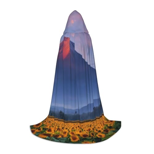 KDKJEDPEAF Langer Kapuzenumhang für Teenager, Sonnenblume, Berg, bodenlang, Kapuzenumhang, Halloween, Cosplay-Kostüm KDKJEDPEAF Langer Kapuzenumhang für Teenager, Sonnenblume, Berg, bodenlang, Kapuzenumhang, Halloween, Cosplay-Kostüm von KDKJEDPEAF