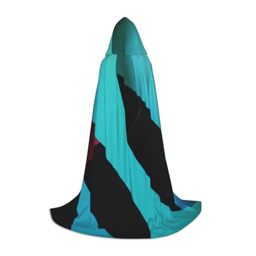 KDKJEDPEAF Langer Kapuzenumhang für Teenager, bunt, bodenlang, Kapuzenumhang, Halloween, Cosplay-Kostüm KDKJEDPEAF Langer Kapuzenumhang für Teenager, bunt, bodenlang, Kapuzenumhang, Halloween, Cosplay-Kostüm von KDKJEDPEAF