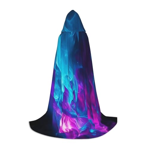 KDKJEDPEAF Langer Kapuzenumhang für Teenager, cooles Blau und Lila, bodenlanger Kapuzenumhang, Halloween, Cosplay-Kostüm KDKJEDPEAF Langer Kapuzenumhang für Teenager, cooles Blau und Lila, bodenlanger Kapuzenumhang, Halloween, Cosplay-Kostüm von KDKJEDPEAF
