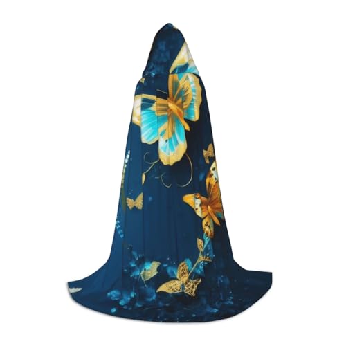 KDKJEDPEAF Langer Kapuzenumhang für Teenager, eleganter Schmetterlings-Umhang, bodenlang, Kapuzenumhang, Halloween, Cosplay-Kostüm KDKJEDPEAF Langer Kapuzenumhang für Teenager, eleganter Schmetterlings-Umhang, bodenlang, Kapuzenumhang, Halloween, Cosplay-Kostüm von KDKJEDPEAF