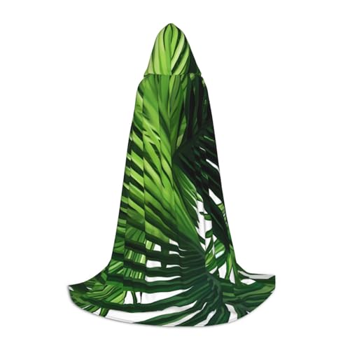 KDKJEDPEAF Langer Kapuzenumhang für Teenager, grüne Blätter der Palme, bodenlanger Kapuzenumhang, Halloween, Cosplay-Kostüm KDKJEDPEAF Langer Kapuzenumhang für Teenager, grüne Blätter der Palme, bodenlanger Kapuzenumhang, Halloween, Cosplay-Kostüm von KDKJEDPEAF