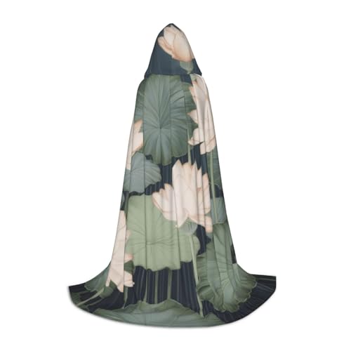 KDKJEDPEAF Langer Kapuzenumhang für Teenager, schwarze Lilienpolster, bodenlanger Kapuzenumhang, Halloween, Cosplay-Kostüm KDKJEDPEAF Langer Kapuzenumhang für Teenager, schwarze Lilienpolster, bodenlanger Kapuzenumhang, Halloween, Cosplay-Kostüm von KDKJEDPEAF