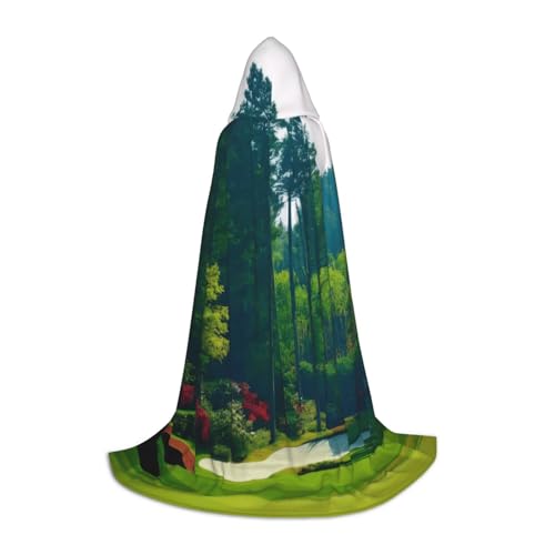 KDKJEDPEAF Langer Kapuzenumhang für Teenager-Golfplatz, bodenlanger Kapuzenumhang für Halloween, Cosplay-Kostüm KDKJEDPEAF Langer Kapuzenumhang für Teenager-Golfplatz, bodenlanger Kapuzenumhang für Halloween, Cosplay-Kostüm von KDKJEDPEAF
