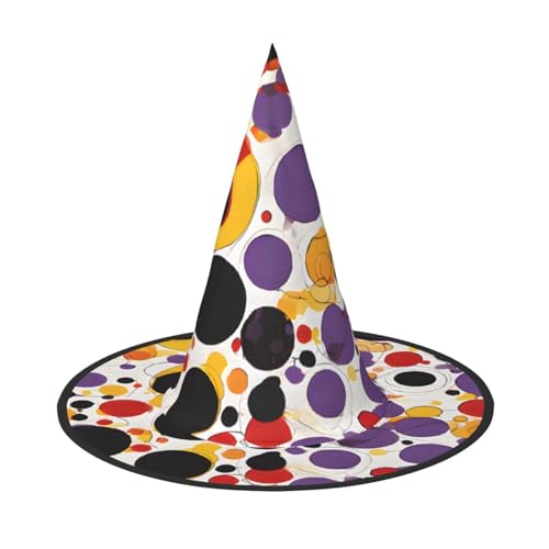 KDKJEDPEAF Mid Century Moderner Retro-Druck Halloween Spitzhut für Frauen, magischer Hut, faltbarer Hexenhut-Zauberer, Partyhut für Cosplay-Kostüm & tägliches Zubehör KDKJEDPEAF Mid Century Moderner Retro-Druck Halloween Spitzhut für Frauen, magischer Hut, faltbarer Hexenhut-Zauberer, Partyhut für Cosplay-Kostüm & tägliches Zubehör von KDKJEDPEAF