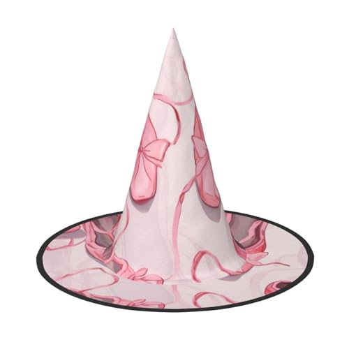 KDKJEDPEAF Rosa Ballettschuhe Druck Halloween Spitzhut für Frauen Magischer Hut Faltbarer Hexenhutzauber Partyhut für Cosplay Kostüm & tägliches Zubehör KDKJEDPEAF Rosa Ballettschuhe Druck Halloween Spitzhut für Frauen Magischer Hut Faltbarer Hexenhutzauber Partyhut für Cosplay Kostüm & tägliches Zubehör von KDKJEDPEAF