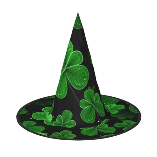KDKJEDPEAF St. Patricks Day Leaves Print Halloween Spitzhut für Frauen Magischer Hut Faltbarer Hexenhutzauberer Partyhut für Cosplay Kostüm & tägliches Zubehör KDKJEDPEAF St. Patricks Day Leaves Print Halloween Spitzhut für Frauen Magischer Hut Faltbarer Hexenhutzauberer Partyhut für Cosplay Kostüm & tägliches Zubehör von KDKJEDPEAF