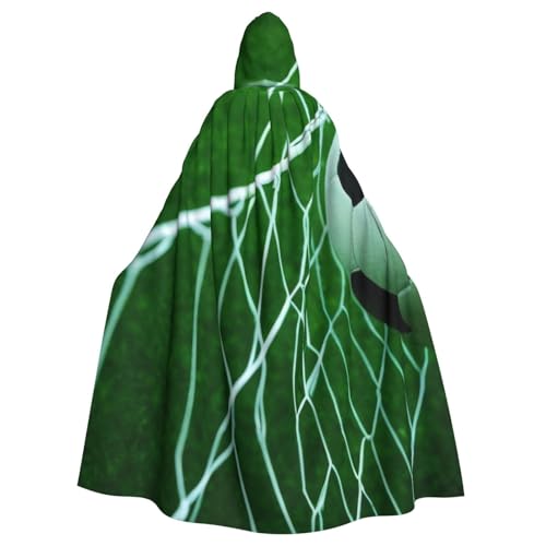 KDKJEDPEAF Unisex Erwachsene Halloween Kapuzenumhang – Hexe/Zauberer Oversize Kapuze Robe, Gras Fußball Druck Cosplay Kostüm KDKJEDPEAF Unisex Erwachsene Halloween Kapuzenumhang – Hexe/Zauberer Oversize Kapuze Robe, Gras Fußball Druck Cosplay Kostüm von KDKJEDPEAF