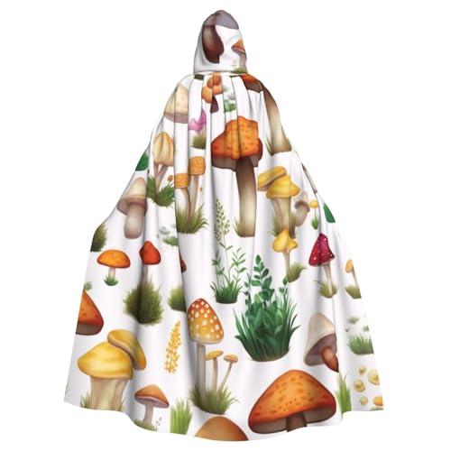 KDKJEDPEAF Unisex Erwachsene Halloween Kapuzenumhang – Hexe/Zauberer übergroße Kapuze Robe, japanische Malerei Pilzdruck Cosplay Kostüm KDKJEDPEAF Unisex Erwachsene Halloween Kapuzenumhang – Hexe/Zauberer übergroße Kapuze Robe, japanische Malerei Pilzdruck Cosplay Kostüm von KDKJEDPEAF