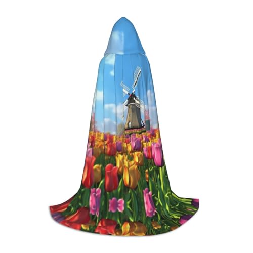 KDSEFHHCB Bunter Frühlingsdruck Kapuzenumhang für Teenager, Halloween, Weihnachten, Party, Cosplay-Kostüm KDSEFHHCB Bunter Frühlingsdruck Kapuzenumhang für Teenager, Halloween, Weihnachten, Party, Cosplay-Kostüm von KDSEFHHCB