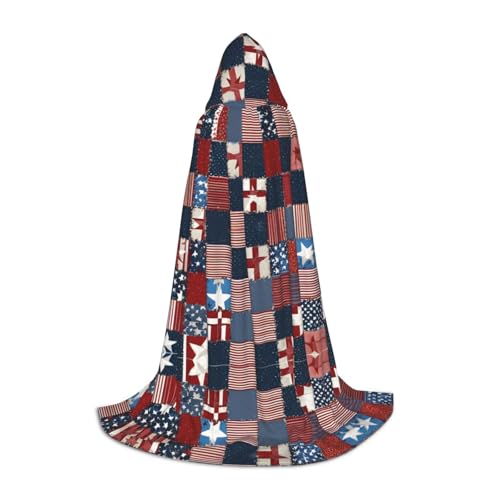 KDSEFHHCB Flaggen-Patchwork-Druck, Kapuzenumhang für Teenager, Halloween, Weihnachten, Party, Umhang, Cosplay-Kostüm KDSEFHHCB Flaggen-Patchwork-Druck, Kapuzenumhang für Teenager, Halloween, Weihnachten, Party, Umhang, Cosplay-Kostüm von KDSEFHHCB