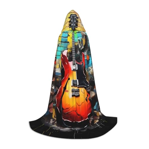 KDSEFHHCB Gitarren-Gemälde-Druck, Kapuzenumhang für Teenager, Halloween, Weihnachten, Party, Umhang, Cosplay-Kostüm KDSEFHHCB Gitarren-Gemälde-Druck, Kapuzenumhang für Teenager, Halloween, Weihnachten, Party, Umhang, Cosplay-Kostüm von KDSEFHHCB