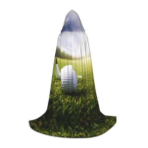KDSEFHHCB Kapuzenumhang mit Golfball-Druck, für Teenager, Halloween, Weihnachten, Party, Cosplay-Kostüm KDSEFHHCB Kapuzenumhang mit Golfball-Druck, für Teenager, Halloween, Weihnachten, Party, Cosplay-Kostüm von KDSEFHHCB