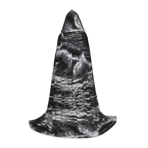 KDSEFHHCB Kapuzenumhang mit Meeresdruck, für Teenager, Halloween, Weihnachten, Party, Cosplay-Kostüm KDSEFHHCB Kapuzenumhang mit Meeresdruck, für Teenager, Halloween, Weihnachten, Party, Cosplay-Kostüm von KDSEFHHCB