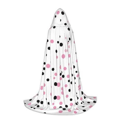 KDSEFHHCB Kapuzenumhang mit Punktemuster für Teenager, Halloween, Weihnachten, Party, Cosplay-Kostüm KDSEFHHCB Kapuzenumhang mit Punktemuster für Teenager, Halloween, Weihnachten, Party, Cosplay-Kostüm von KDSEFHHCB