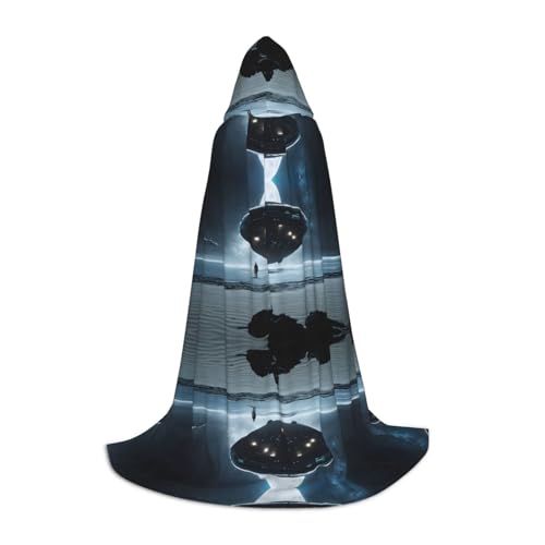 KDSEFHHCB Mond Sterne und Planeten Druck Kapuzenumhang für Teenager Halloween Weihnachten Party Umhang Cosplay Kostüm KDSEFHHCB Mond Sterne und Planeten Druck Kapuzenumhang für Teenager Halloween Weihnachten Party Umhang Cosplay Kostüm von KDSEFHHCB