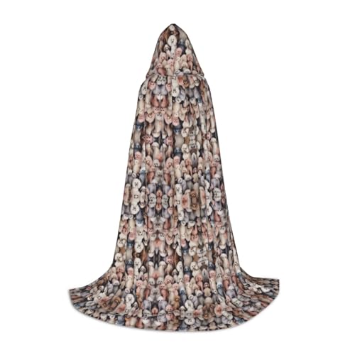 KDSEFHHCB Oodles Of Poodles Print Hooded Cape For Teens Halloween Christmas Party Cape Cosplay Costume KDSEFHHCB Oodles Of Poodles Print Hooded Cape For Teens Halloween Christmas Party Cape Cosplay Costume von KDSEFHHCB
