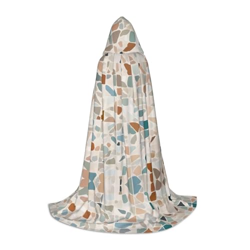 KDSEFHHCB Terrazzo Kapuzenumhang mit Marmor, Pastelldruck, für Teenager, Halloween, Weihnachten, Party, Cosplay, Kostüm KDSEFHHCB Terrazzo Kapuzenumhang mit Marmor, Pastelldruck, für Teenager, Halloween, Weihnachten, Party, Cosplay, Kostüm von KDSEFHHCB