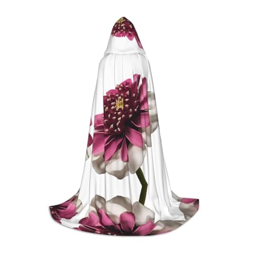 KDSEFHHCB Umhang mit Rosen-Blumendruck, mit Kapuze, für Teenager, Halloween, Weihnachten, Party, Cosplay-Kostüm KDSEFHHCB Umhang mit Rosen-Blumendruck, mit Kapuze, für Teenager, Halloween, Weihnachten, Party, Cosplay-Kostüm von KDSEFHHCB