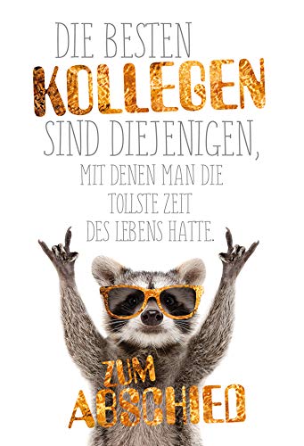 KE - Abschiedskarte für Kollegen, Auf Wiedersehen Klappkarte mit Umschlag, DIN B6 Format, Hochwertige Karte zum Abschied - Motiv: The Best KE - Abschiedskarte für Kollegen, Auf Wiedersehen Klappkarte mit Umschlag, DIN B6 Format, Hochwertige Karte zum Abschied - Motiv: The Best von KE
