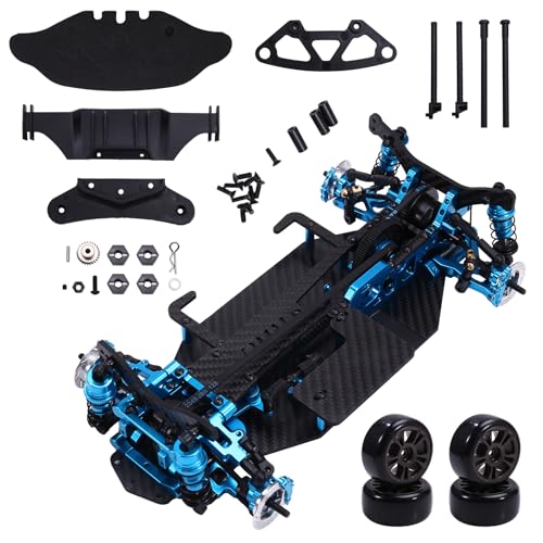 KEALBAUS DIY RC Auto 4WD Drift Racing Rahmen 1/10 M-Größe TRF416 RC Rahmen Drift Auto Kit Version RC Rahmen Drift Auto Kit Version von KEALBAUS