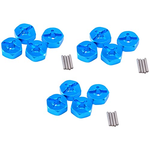 KEALLANS 12 Stücke Sechskant Combiner Felge Sechskant 7 mm Upgrade 12 mm Metall Adapter für 1/18 A949 A959 A969 A979 K929 1/10 Reifen KEALLANS 12 Stücke Sechskant Combiner Felge Sechskant 7 mm Upgrade 12 mm Metall Adapter für 1/18 A949 A959 A969 A979 K929 1/10 Reifen von KEALLANS