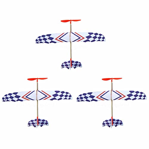 KEALLANS 3 x Elastic Federmäppchen, Modell Flugzeug, Basteln, Schaumstoff, Modell Flugzeug, Lernspielzeug von KEALLANS