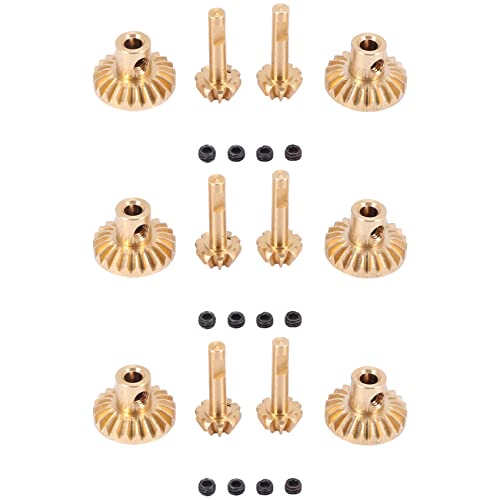 KEALLANS 3 x Zubehör zum Aufrüsten von Zahnrädern für Achse und Hinterachse, aus Messing, für Teile B24 B36 C14 C24 MN D90 D99 MN99S von KEALLANS