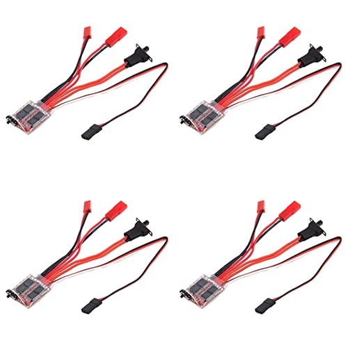 KEALLANS 4 x RC ESC 30 A 4-8 V Motorbürste Geschwindigkeitsregler 1/16 1/18 für 4Wd Auto KEALLANS 4 x RC ESC 30 A 4-8 V Motorbürste Geschwindigkeitsregler 1/16 1/18 für 4Wd Auto von KEALLANS