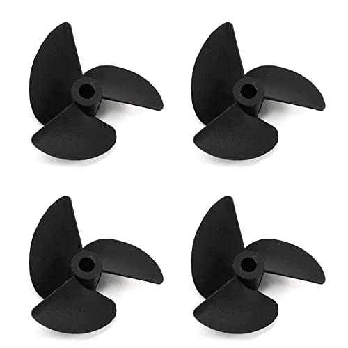 KEALLANS 4X Schwarz P40D47 DREI Klingen RC Schiffsschraube Fuer Buerstelos Motor KEALLANS 4X Schwarz P40D47 DREI Klingen RC Schiffsschraube Fuer Buerstelos Motor von KEALLANS