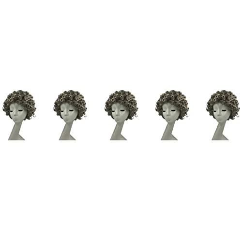KEALLANS 5X Silber Erwachsene Momma Alte Kostüm Perücke Oma KEALLANS 5X Silber Erwachsene Momma Alte Kostüm Perücke Oma von KEALLANS