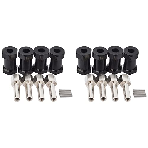 KEALLANS 8 Stücke Aluminium RC Auto 12 mm Sechskant Rad Naben Antrieb Adapter für Axial SCX10 D90, Schwarz 20 mm KEALLANS 8 Stücke Aluminium RC Auto 12 mm Sechskant Rad Naben Antrieb Adapter für Axial SCX10 D90, Schwarz 20 mm von KEALLANS