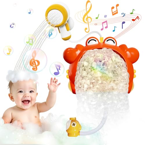 Badewannenspielzeug Spielzeug ab 1 Jahr, Krabbe Baby Spielzeug mit Musik und Duschkopf, Badespielzeug Baby ab 1 2 3 4 Jahr, Wasserspielzeug Kinder für Jungen Mädchen Geburtstag Badewannenspielzeug Spielzeug ab 1 Jahr, Krabbe Baby Spielzeug mit Musik und Duschkopf, Badespielzeug Baby ab 1 2 3 4 Jahr, Wasserspielzeug Kinder für Jungen Mädchen Geburtstag von KEARLGMBH