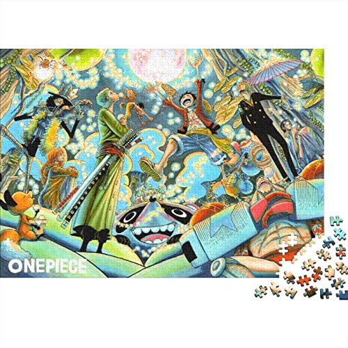 1000 Stück Puzzles Für Erwachsene Teenager Animation：ONE Piece Stress Abbauen Familien-Puzzlespiel 1000-teiliges Puzzle Kinder Lernspiel Spielzeug Geschenk von KEBIA