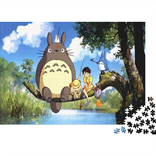 Puzzle 300 Teile Für Erwachsene, Animation : Totoro Jigsaw-Puzzles, Einzigartiges Design-Spielzeug Für Pädagogisches Geschenk Für Jugendliche Und Kinder von KEBIA