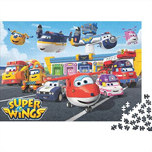 Puzzle 500 Teile Für Erwachsene, Animation Super Wings Jigsaw-Puzzle, Einzigartiges Design-Spielzeug Für Pädagogisches Geschenk Für Jugendliche Und Kinder von KEBIA