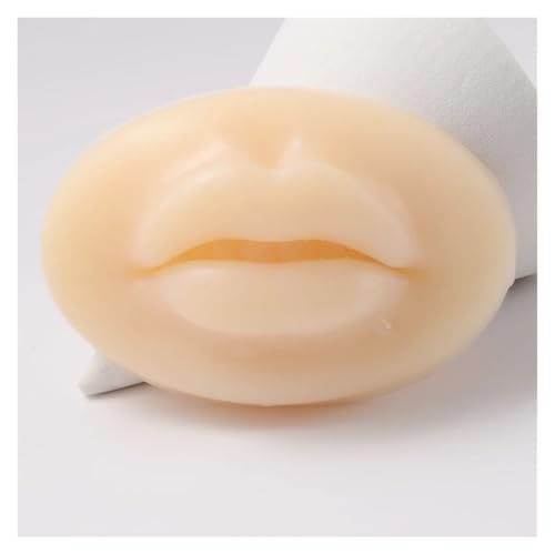 1PC Silikon Gesicht Modell Tattoo Punktion Praxis Simulation Menschliche Nase Mund Körper Teil Display Piercing Schmuck(Light Flesh) von KEBLIN
