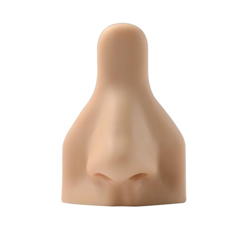 1Pc Weiche Silikon Nase Modell Tattoo Praxis Schmuck Display Piercing Werkzeuge Ohrring Werkzeug Acryl Ständer Kit(Flesh Nose) von KEBLIN