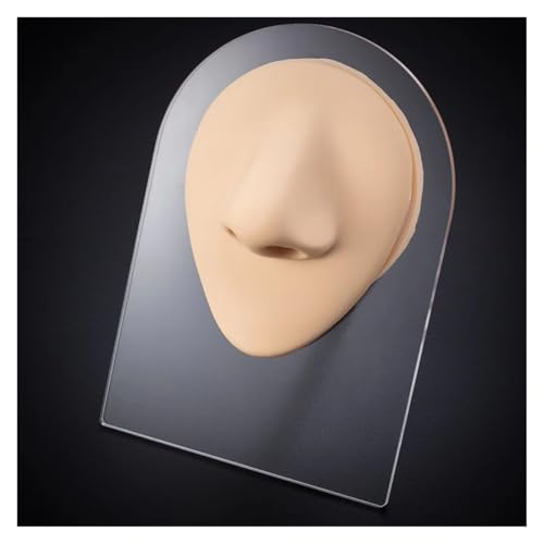 KEBLIN 1 Stück Silikon-Ohr-Nasen-Übungs-Lehrwerkzeug for Piercing-Lehre, Ohrring-Modell for Schmuck-Display, kann wiederverwendet Werden, 1:1-Simulation des Menschen(OT14031-2) von KEBLIN