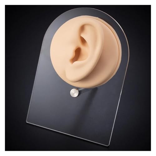 KEBLIN 1 Stück Silikon-Ohr-Nasen-Übungs-Lehrwerkzeug for Piercing-Lehre, Ohrring-Modell for Schmuck-Display, kann wiederverwendet Werden, 1:1-Simulation des Menschen(OT14031-5) von KEBLIN