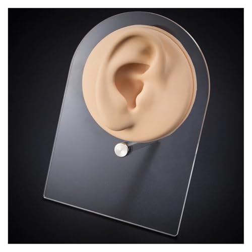 KEBLIN 1 Stück Silikon-Ohr-Nasen-Übungs-Lehrwerkzeug for Piercing-Lehre, Ohrring-Modell for Schmuck-Display, kann wiederverwendet Werden, 1:1-Simulation des Menschen(OT14031-6) von KEBLIN