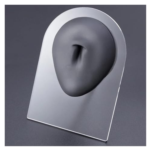 KEBLIN 1 Stück Silikon-Ohr-Nasen-Übungs-Lehrwerkzeug for Piercing-Lehre, Ohrring-Modell for Schmuck-Display, kann wiederverwendet Werden, 1:1-Simulation des Menschen(OT14032-8) von KEBLIN