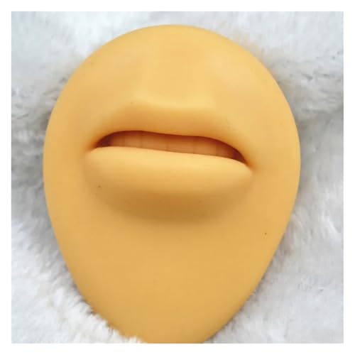 KEBLIN 5 Teile/los Weiche Slicone Flexible Ohr Zunge Nabel Nase Lip Piercing Praxis Lehre Modell Display-Tool(Lip) von KEBLIN
