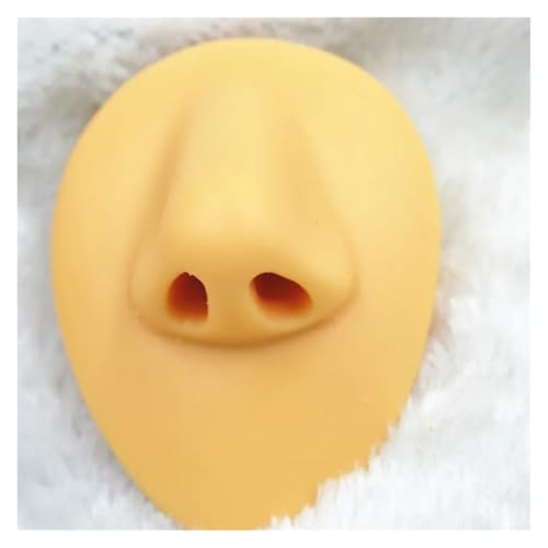 KEBLIN 5 Teile/los Weiche Slicone Flexible Ohr Zunge Nabel Nase Lip Piercing Praxis Lehre Modell Display-Tool(Nose) von KEBLIN