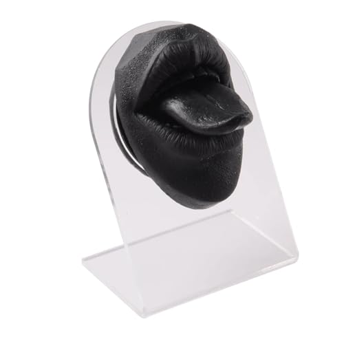 KEBLIN Menschliches 3D-Silikon-Zungenmodell-Simulation for Piercing-Display-Lehrmittel, weiche, Flexible Mund-Displays(Balck) von KEBLIN