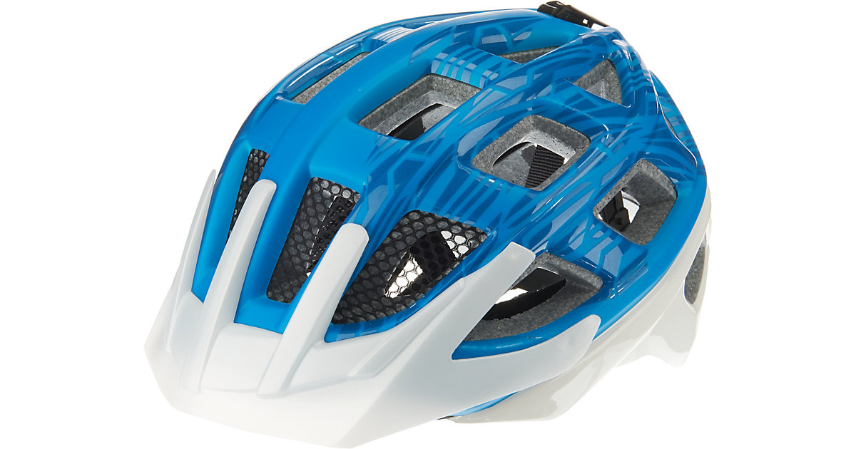 Fahrradhelm Kailu, blau-weiß blau/weiß Gr. 53-59 von KED Helmsysteme