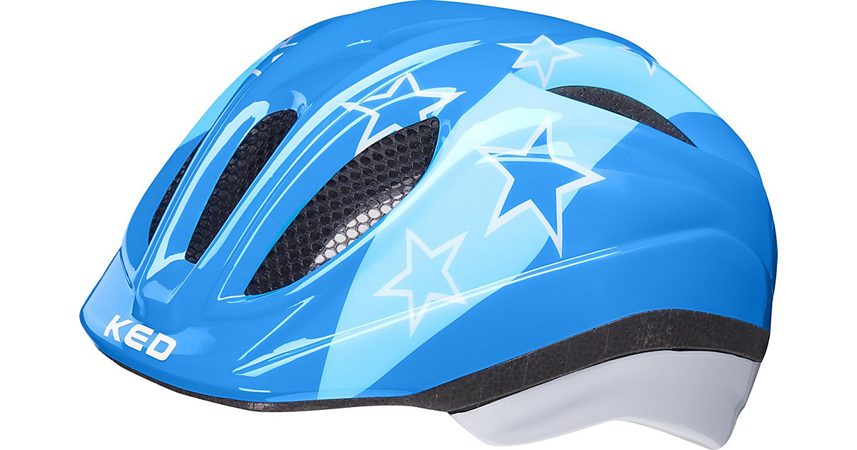 Fahrradhelm Meggy II Trend, blue stars blau Gr. 46-51 von KED Helmsysteme
