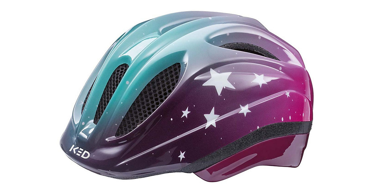 Fahrradhelm Meggy II Trend Stars pink aqua glossy 46-51 pink/blau Fahrradhelm Meggy II Trend Stars pink aqua glossy 46-51 pink/blau von KED Helmsysteme