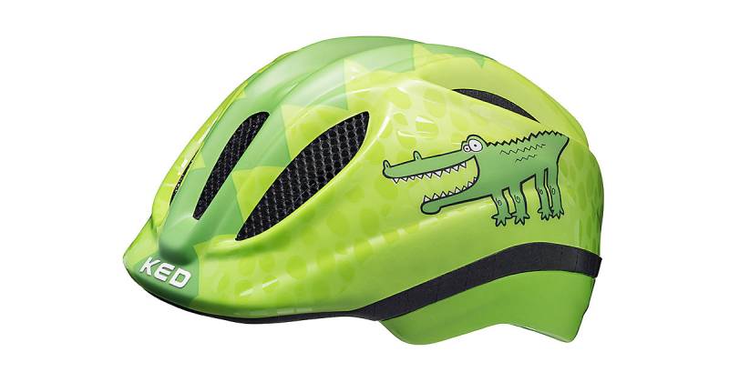 Fahrradhelm Meggy Trend  Croco, grün Gr. 44-49 von KED Helmsysteme