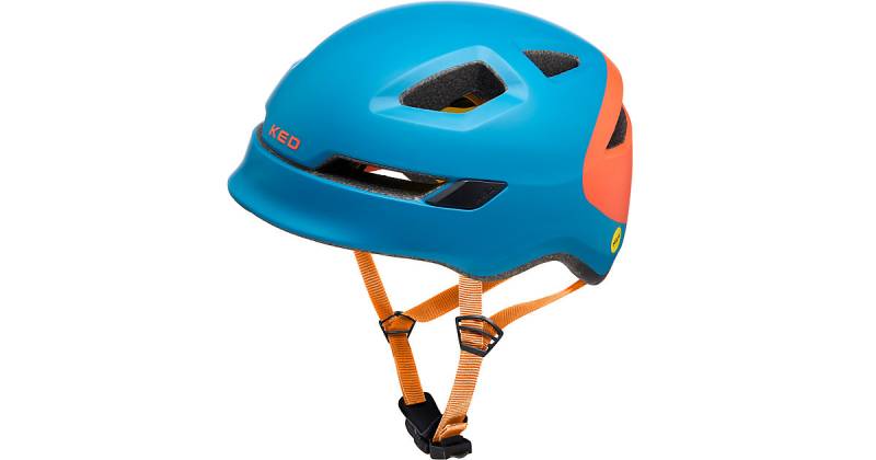 Fahrradhelm POP, petrol orange blau/orange Gr. 48-52 von KED Helmsysteme