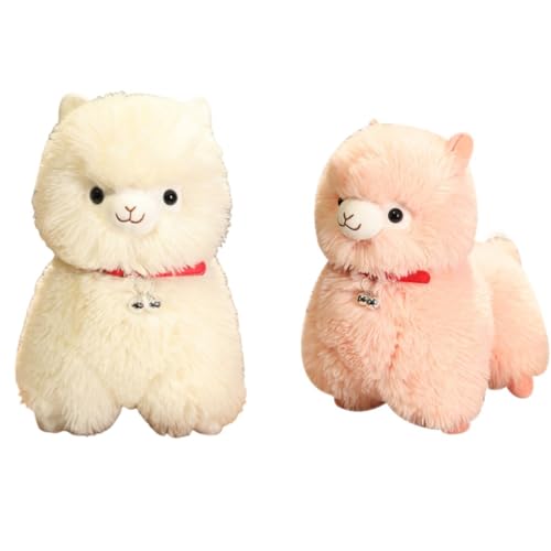 KEDAOLA Alpaka-Puppen mit Glocke, flauschiges Stofftierkissen, kuscheliges Plüsch, Zuhause für Schlafzimmer, Sofa, Wohnzimmer, Dekor KEDAOLA Alpaka-Puppen mit Glocke, flauschiges Stofftierkissen, kuscheliges Plüsch, Zuhause für Schlafzimmer, Sofa, Wohnzimmer, Dekor von KEDAOLA